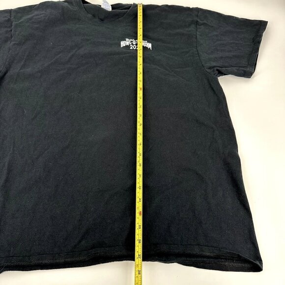 Busch Gardens Howl-O-Scream 2021 Black T-Shirt Back From the Dead Size XL - Picture 6 of 10